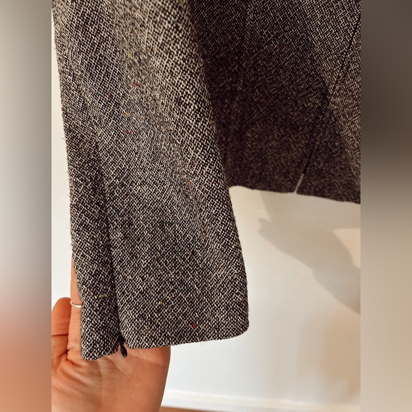 Jasper and Company ASL Petite Heathered Gray Wool Blazer, size 8P - Picture 4 of 8